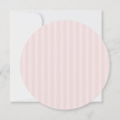 パリジェンヌのシックな花柄シャワー招待状 招待状 (裏面)