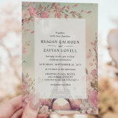 パリジェンヌの花 エッフェル塔 パリの結婚式 招待状