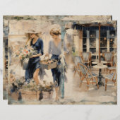 パリジェンヌ通り市場カフェジャンクジャーナルページ (正面/裏面)