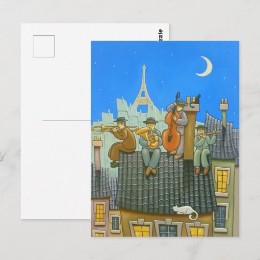 パリジャズ ポストカード (正面/裏面)