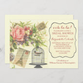 パリジャンな雰囲気の招待状 招待状 (正面/裏面)