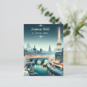 パリジャンウィンターエレガンス ポストカード (スタンド正面)