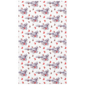 パリジャンエッフェルタワーパープルシック テーブルクロス (正面)