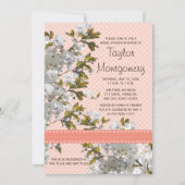 パリジャンエッフェルタワーブライダルシャワー招待状 招待状 (裏面)