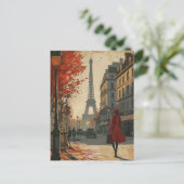 パリジャンエレガンスヴィンテージはがき ポストカード (スタンド正面)