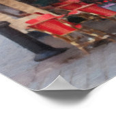 パリジャンカフェブラッスリーウォールアートポスター ポスター (角)