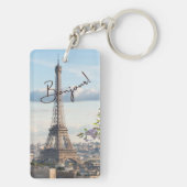 パリジャンスタイルのTouchのためのボンジュールキーチェーン キーホルダー (裏面)