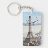 パリジャンスタイルのTouchのためのボンジュールキーチェーン キーホルダー (正面)