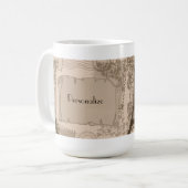 パリジャンセピアコーヒーマグ コーヒーマグカップ (正面左)