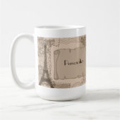 パリジャンセピアコーヒーマグ コーヒーマグカップ (左)