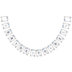 パリジャンチャームフローラブライドへブライダルシャワー バンティングフラッグ