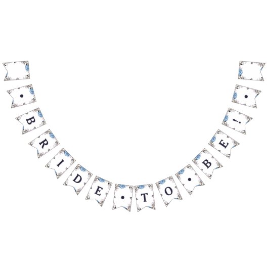 パリジャンチャームフローラブライドへブライダルシャワー バンティングフラッグ (全)