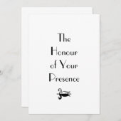 パリジャンデコウェディング招待状 招待状 (正面/裏面)