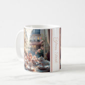 パリジャンドリーム – パリアフタヌーンティーデザートケーキ コーヒーマグカップ (正面左)