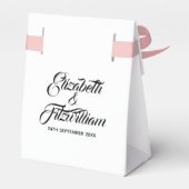 パリジャンドードレス結婚式の引き出物ボックス フェイバーボックス (裏面サイド)