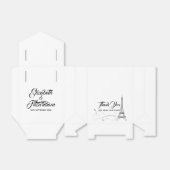 パリジャンドードレス結婚式の引き出物ボックス フェイバーボックス (折り畳みなし)