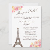 パリジャンベビーシャワー招待状 招待状 (正面)