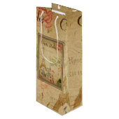 パリジャンヴィンテージウィズエッフェルタワー ワインギフトバッグ (正面アングル)