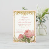 パリジャンヴィンテージバラマナーハウスフォーマル披露宴 招待状 (スタンド正面)