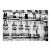 パリジャン建物ポスター