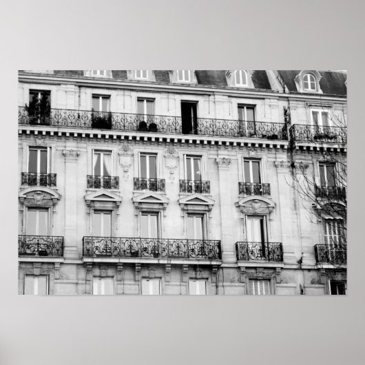 パリジャン建物ポスター ポスター (正面)