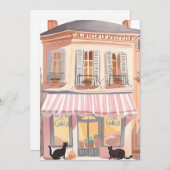 パリジャン猫 サンキューカード (正面/裏面)