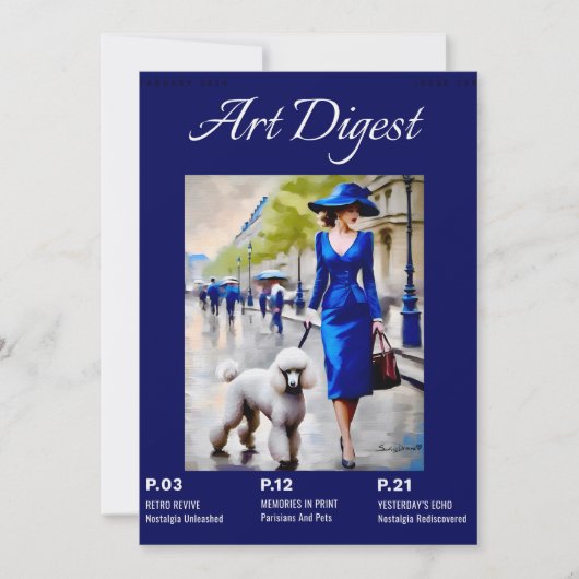 パリジャン&ペッツフラットカード カード (正面)