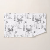 パリジョユーノエルB&Wクリスマスバスタオルセット バスタオルセット (ハンドタオル)