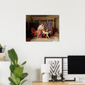 パリスとヘレネーの求愛 ポスター (ホームオフィス)