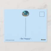 パリスアットナイトポストカード – Happy ポストカード (裏面)