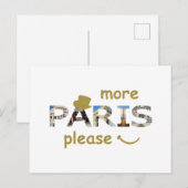 パリスアトラクションズモアパリスゲストレンデングリッター ポストカード (正面/裏面)