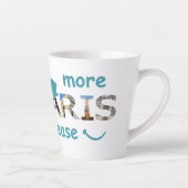 パリスアトラクションズモアパリスゲスブルーグリッター カフェラテマグ (右)