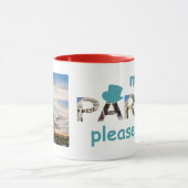 パリスアトラクションズモアパリスゲスブルーグリッター マグカップ (中央)