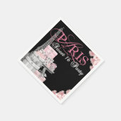 パリスイート16バースデーパーティー スタンダードカクテルナプキン (角)