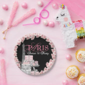 パリスイート16バースデーパーティー ペーパープレート (パーティー)