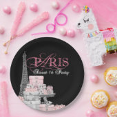 パリスイート16バースデーパーティー ペーパープレート (パーティー)