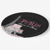 パリスイート16バースデーパーティー ペーパープレート (アングル)