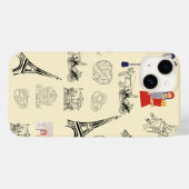 パリスエステティック電話ケース Case-Mate iPhoneケース (裏面 (横))