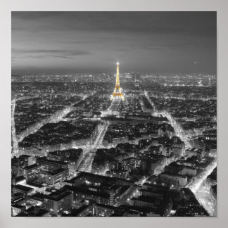 パリスエレガントナイト美しい ポスター
