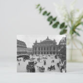 パリスオペラハウスの一般景観 ポストカード (スタンド正面)