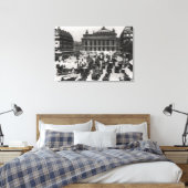 パリスオペラハウス前の交通 キャンバスプリント (インサイチュ (寝室))