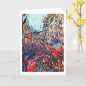 パリスオンナショナルデー，クロード・モネ カード (黄色い花)