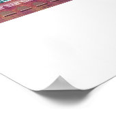 パリスカイラインカラー建物 ポスター (角)