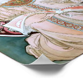 パリスガールインライトピンクドレス ポスター (角)