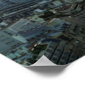 パリスサンセットエッフェルタワーFrance写真 ポスター (角)