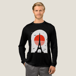 パリスサンセットシルエット トライブレンドTシャツ