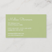 パリスジュタイメヴィンテージフローラエッフェルタワー 名刺 (裏面)