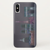 パリススカイラインナイトリフレクション Case-Mate iPhoneケース (裏面)