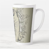 パリススチームパンクフランスのビーキーパーbee queen crown カフェラテマグ (右)