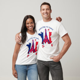 パリスタイリッシュスTシャツ中毒 Tシャツ